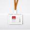 Eco friendly material PP plastic id card holder with lanyard