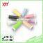 Fashional lipstick power bank 2600 mAh External 18650 Battery with ce fcc rohs