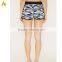 polyester mma womens printed custom brand surf yoga shorts