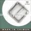 Zinc alloy 30mm design gold bag triangle buckle