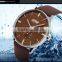Fashion Man Quartz Leather Japan Movt Quartz Stainless Steel Watch Water Resistant