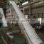 Food grade modular belt with baffle and side guide lift conveyor for snack food