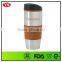 Eco-friendly 16 ounce Stainless steel Insulated thermal Travel Coffee Mug Cup with removable lid