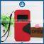 LZB Fashion contrast color series view windows PU leather case for Apple 6 4.7inch, Credit card holder for Iphone