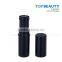 TB2902-1 Cosmetic Plastic Empty Black Lip Balm Tubes Packaging