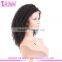 16 Inch kinky curly texture short human hair lace wig for black women