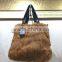 stylish winter fox fur bag luxury brand shoulder handbags /wolesale and retail