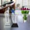 2016 lastest design custom plexiglass trophy with high transparent