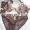 New Women Lady Cute Sexy See Through Underwear Satin Lace Embroidery Bra Sets