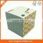 Side-advertisement printed notepad cube, memo block