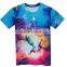 Custom Mens Womens 3D Galaxy Short Sleeve Round Tops Casual T-Shirt