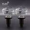 2 1/6 Inch Unique Living Room Faceted Vintage Crystal Glass Door Handle