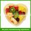 clear plastic box 300g heart shaped plastic fruit box