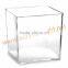 acrylic coin / donation box with lock and key