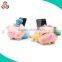 Lovely plush stuffed pig animal car wall cell phone holder