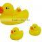 USA standard Four Ducks Yellow Baby Kids Happy Hour Race Cute Toys Bathing Rubber Squeaky CA