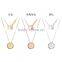 2016 latest lucky charm jewelry,316l stainless steel 18K gold chain necklace design