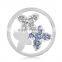 Fashion jewelry charm 316L stainless steel 33cm coin locket designs