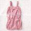 High quality wholesale boutique baby clothes cotton romper summer jumpsuit new baby name girl