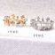 Korea fashionable crystal small Crown diamante rings