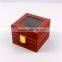 Custom acrylic gift packaging jewelry leather box