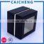 wholesale black paper packaging box mockup