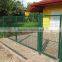 Wire Mesh Perimeter Security Panel gate System/ construction welded nylofor 3D wire panel fence gate