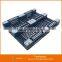 Warehouse Storage 4 entry stackable plastic pallets double sides
