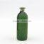 green color thin tall glass vase