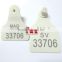 cattle ear tag 78*56 and 30*30 mm set of 2 ear tag for cattle