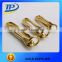 Tuopu solid brass key holder belt u hook key buckle hook and loop belt buckle