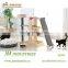 Easy cleaning wooden cat tree scrather