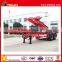 3 axles 40ton 20ft low price flat bed container 20ft 40ft 40 feet flatbed truck trailer made in china