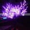 Commercial outdoor waterproof iron trunk color changing led cherry blossom tree light