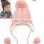 Baby Hat Warm Winter Cap For Baby Boy Girl Children's Crochet Earflap Hats Caps