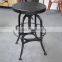 Swivel metal toledo bar stool