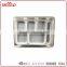 White Plastic Kitchen Drawer Cutlery Tray With Divisions Frozen Food Tray Packaging Boot Tray