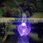 acrylic crystal LED 7colors flashing angel snowman santa Xmas tree hanging ornaments