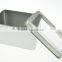 PVC clear window metal tin box