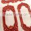 Red Colorway, Classic Glitter Lace Foam Sticker, Elegant Decorative Shinny Glitter Sticker