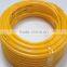 abrasion resistance pvc medicine tube coiled hose 6mm*4mm yellow used for pneumatic