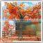 artificial red leaves maple tree for decoration indoor artificial trees