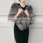 2016 new hot woman high-grade luxury winter warm wedding faux fox fur shawl lady cape coat