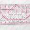 60cm&24" Straight Flexible 1.2mm Thickness Sandwich Line Plastic Garment Ruler for Sewing Design#8097