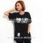 Wholesale plain couple short sleeve letter printing t-shirt with pocket 2016