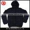 winter season detachable hoody nylon jacket for men