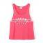 OEM wholesale cotton fitness women gym ladies crop top