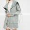 Oversized collar cardigan with button closures long sleeve oem modern design