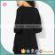 Custom Wholesale Elegant Woman Long Jacket Black Parka Women Winter Coats Latest Apparel