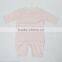 Baby girl pink romper baby long sleeve knit romper